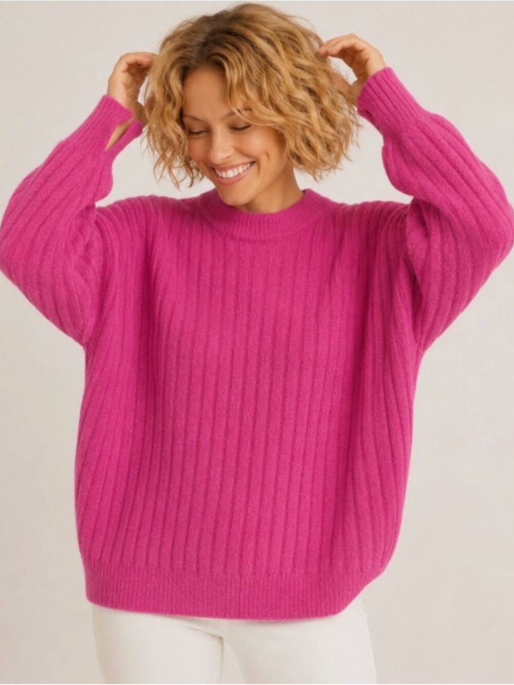 Aerie Buttercream Crew Sweater in Cosmic